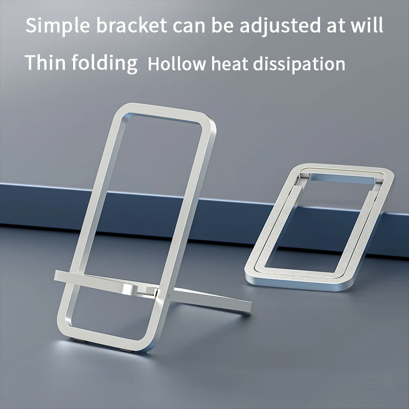 Aluminum alloy cell phone holder simple portable folding