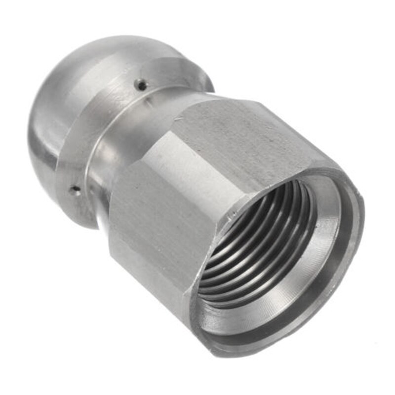 Rvs 1/4 "BSP Hogedrukreiniger Afvoer Slang Nozzle Riool Reiniging Rioolreinigers Nozzles voor Spray Cleaning Tools