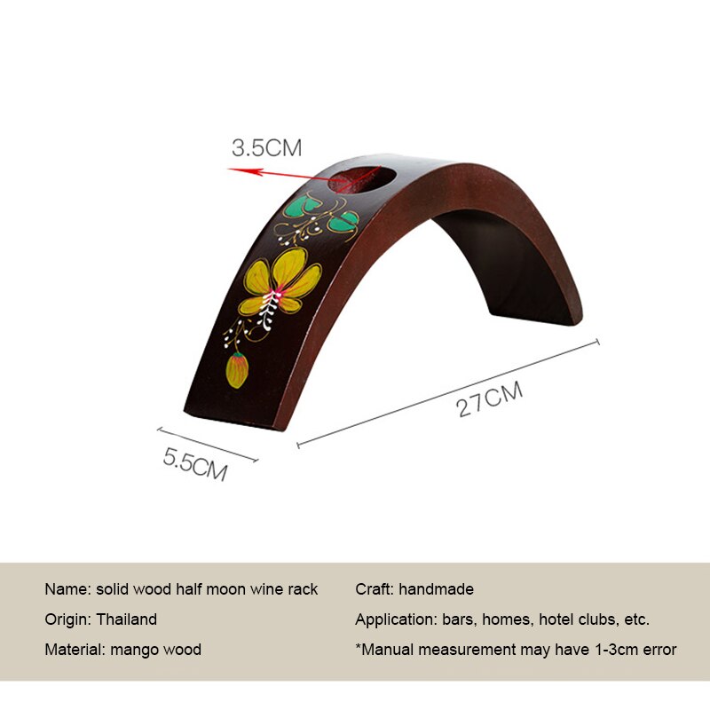 solid wood wine rack decoration modern minimalist living room wine rack wooden bottle rack wine bracket