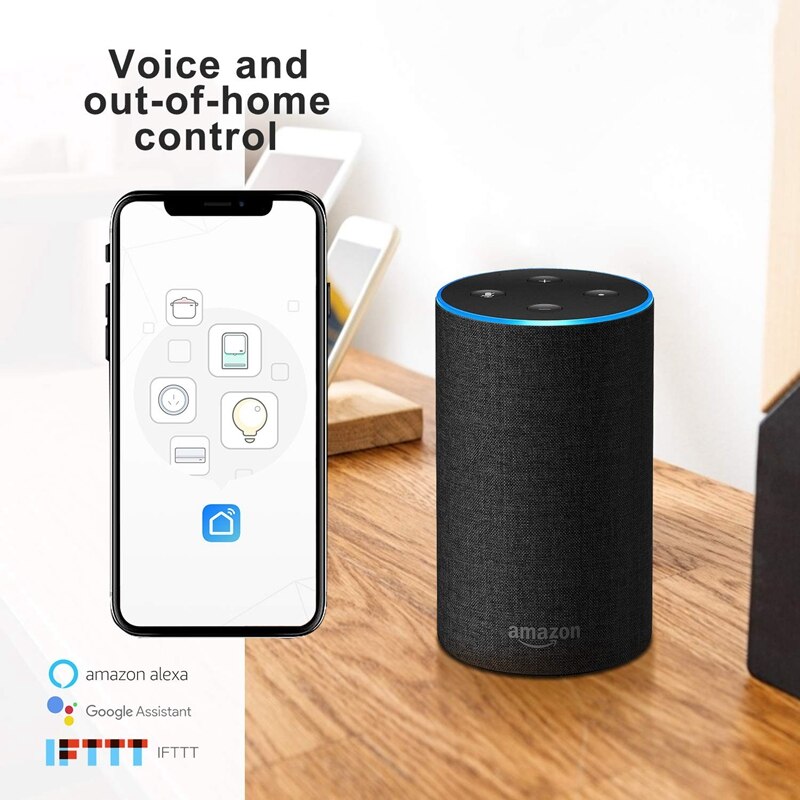 Smart Light Switch, Neutral Wire Required, 2.4Ghz Wi-Fi Light Switch, Works with Alexa, Google Assistant and IFTTT, Schedule, Re