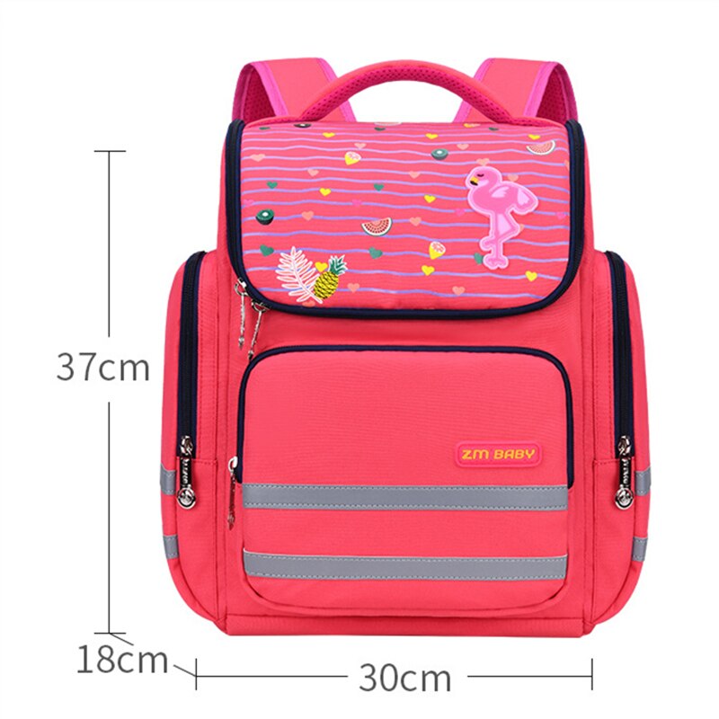 Kids School Tassen Voor Kleuterschool Mode Rugzak Cartoon Gedrukt Kinderen Waterdichte Schooltas Ruimte School Rugzakken: L rose red