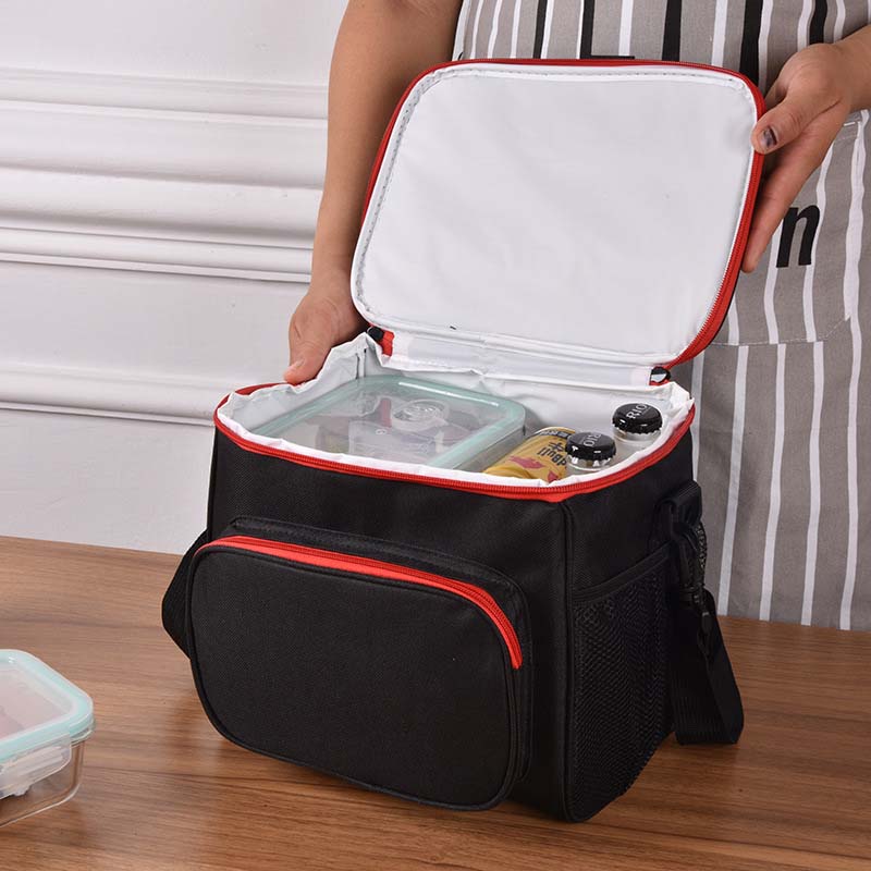 Bolsas de almuerzo térmicas, Bolsa Aislante de tela impermeable, para almacenamiento de alimentos, para la compra, 2 tamaños