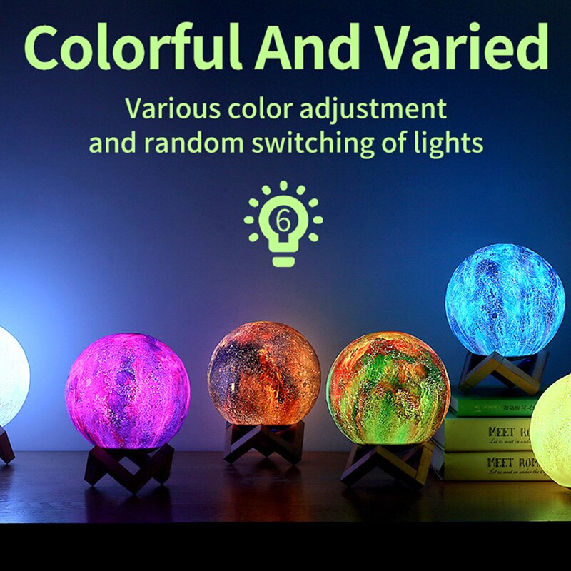 Draadloze Speaker Lunar Lamp Sound Box Desk Handenvrij Bluetooth Speakers Hifi Soundbar Voor Vrouwen Caixa De Som Bluetooth