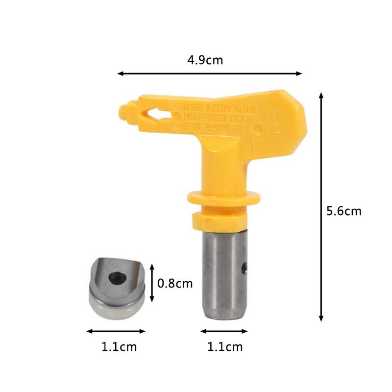 Nuttige Omkeerbare Tungsten Staal Airless Verf Spuitpistool Tip Nozzle Accessoires Home Graden Tool (Maat : 311 Nuttige Omkeerbare Tungsten Staal Airless Verf Spuitpistool Tip Nozzle Accessoires Home Graden Tool (Maat : 311