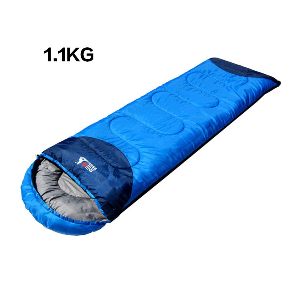 Camping Sleeping Bag All Season Lightweight Warm and Cold Envelope Backpacking Sleeping Bag for Outdoor Traveling Hiking: Blue  1.1kg