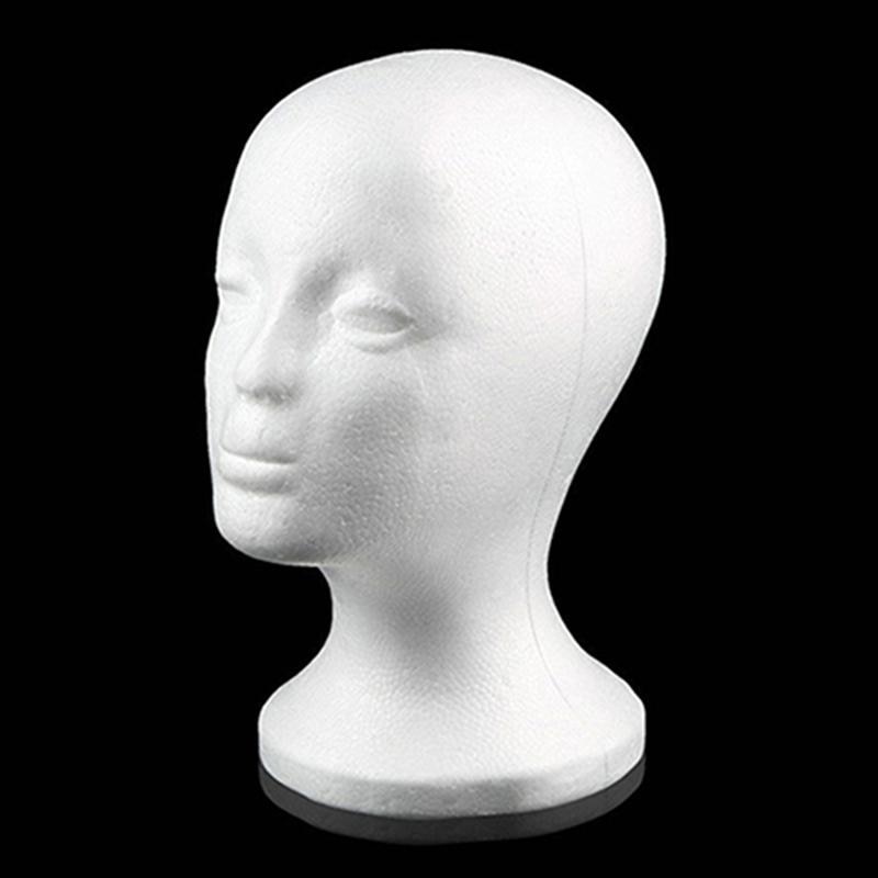 Piepschuim mannequin hoofd model zonnebril brilstandaard hoed pet display houder pruikenhoofd met standaard pruikenhouder mannequin hoofd