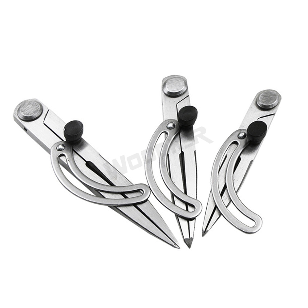 Boussole d'espacement réglable, outil rotatif d'artisanat en cuir, graveur, bricolage, menuisier, dessin de cercle, outils de coupe