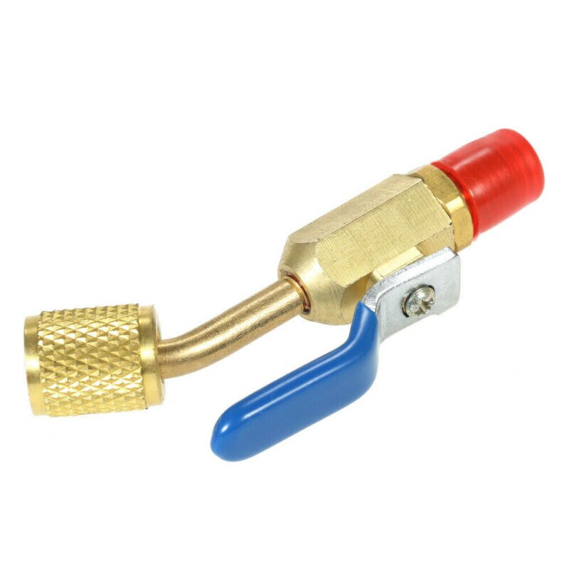 3Pcs Shut-off Valve Air conditioning Replacement 1/4" SAE Copper R410A