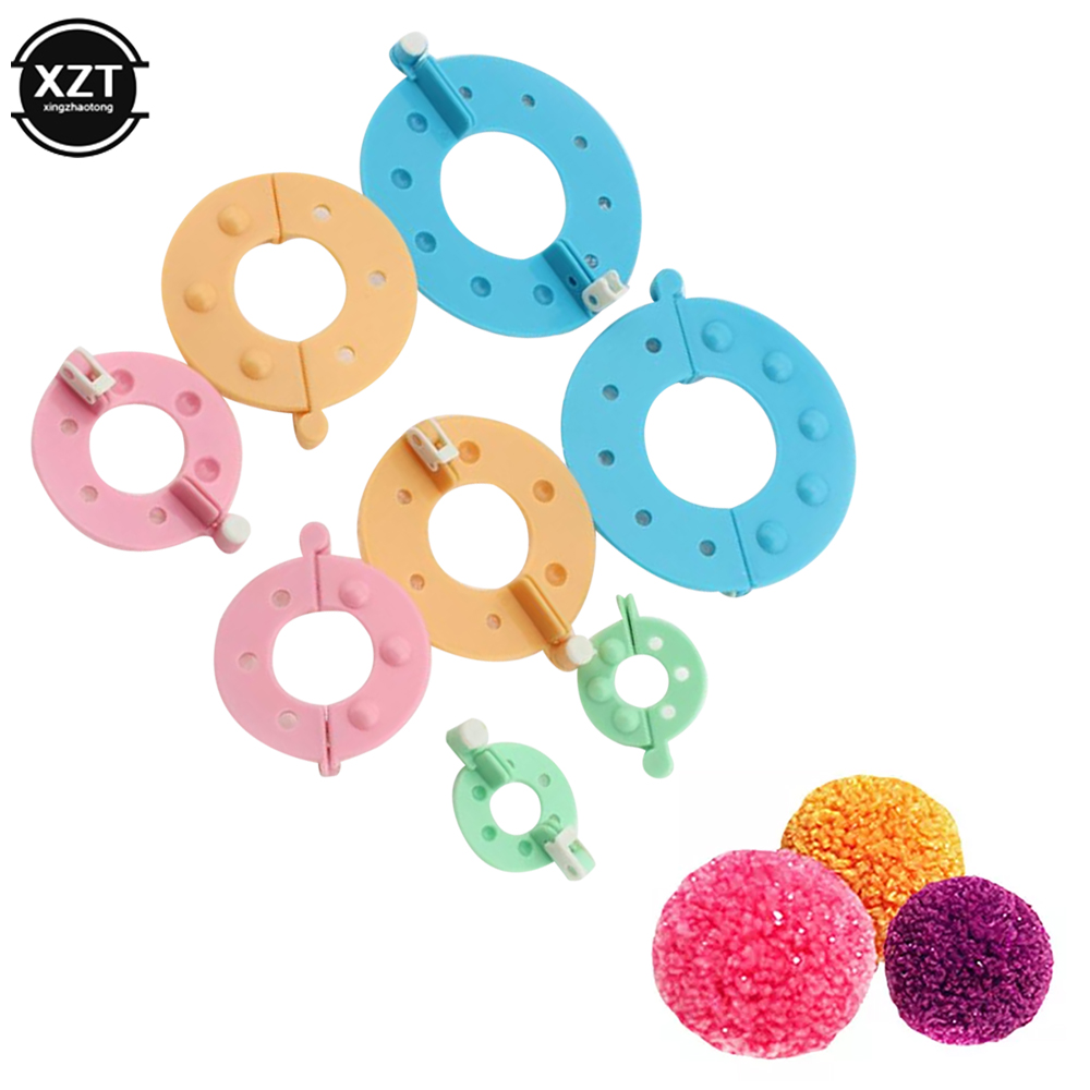 8 Stuks Pompom Maker Kit Breien Ambachten Verschillende Maten Pluche Bal Maken Tool