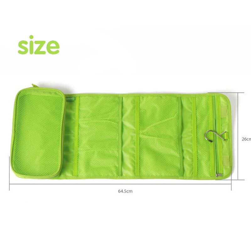 Portable Hanging Organizer Bag Foldable Cosmetic Makeup Case Storage Traveling Toiletry Bags Wash Bathroom Accessories RD840122