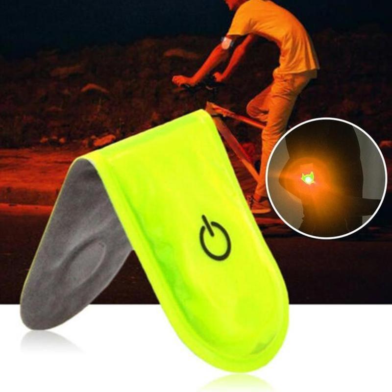 3 Stuks Led Hardlooplamp Outdoor Sport Led Veiligheidslicht Hoge Zichtbaarheid Reflecterende Magnetische Clip Lichten Voor Hardloophonden Fiets