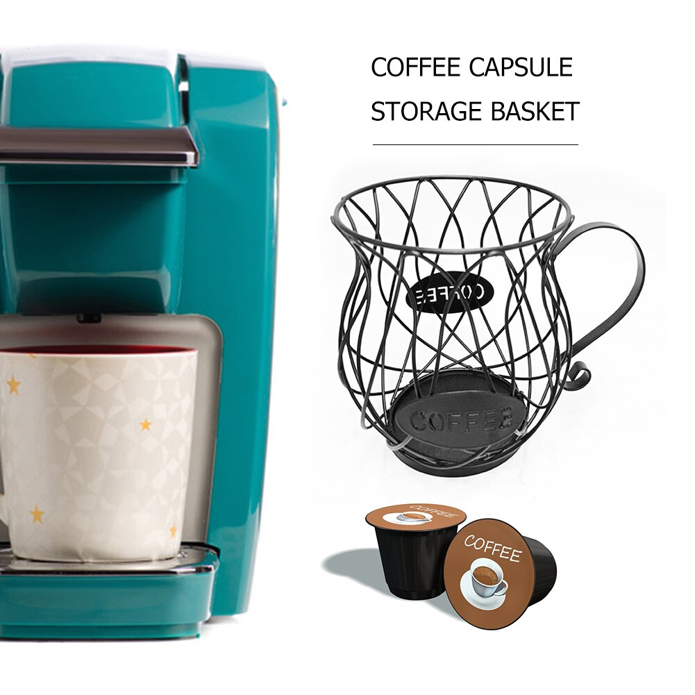 Universele Koffie Capsule Opslag Mand Koffie Cup Mand Vintage Koffie Pod Organizer Capsules Houder Voor Home Cafe Hotel
