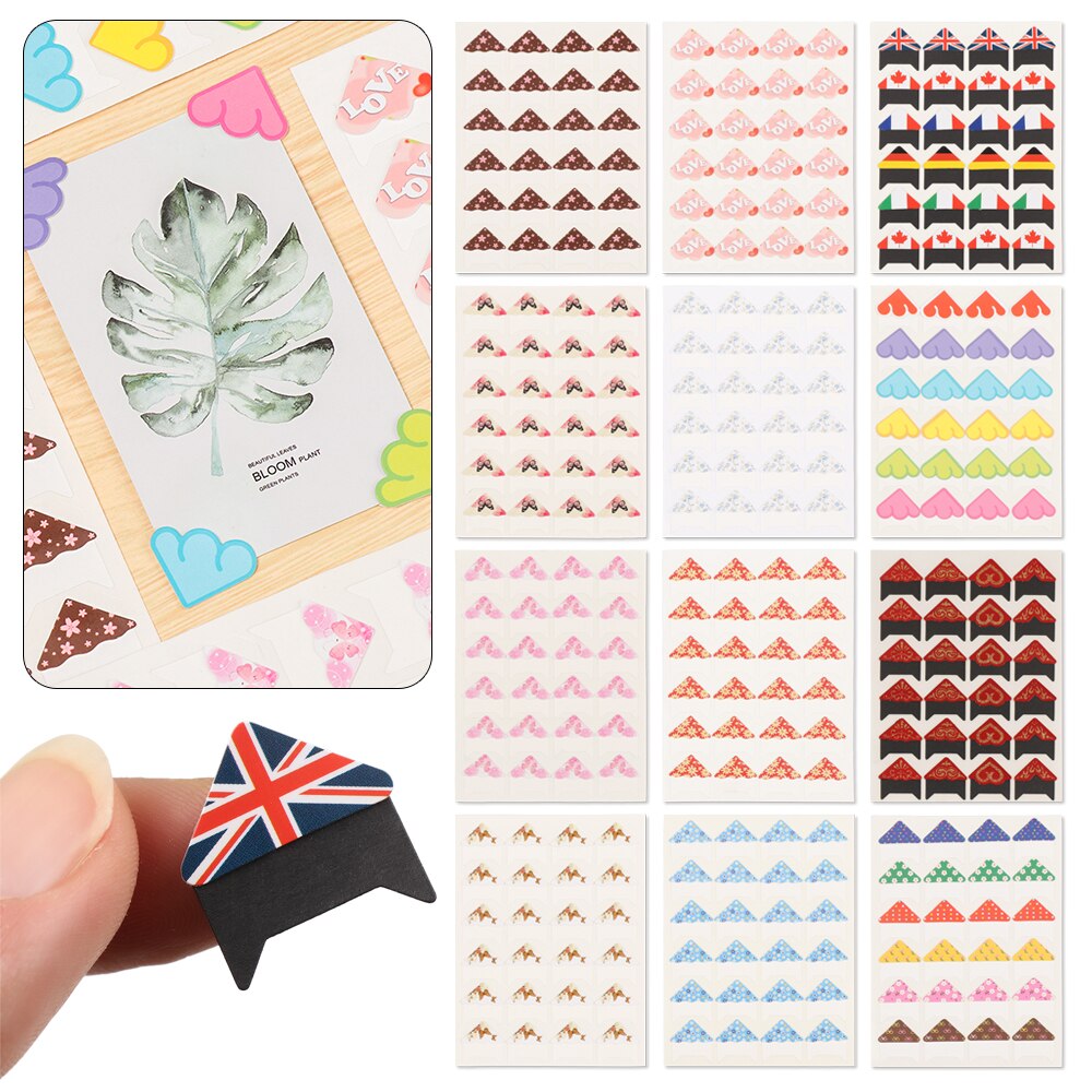 24 pcs/lot DIY Retro Kawaii Cartoon Animals Corner Cute Paper Stickers for Handwork Picture Photo Albums Frame Decoration Scrapb