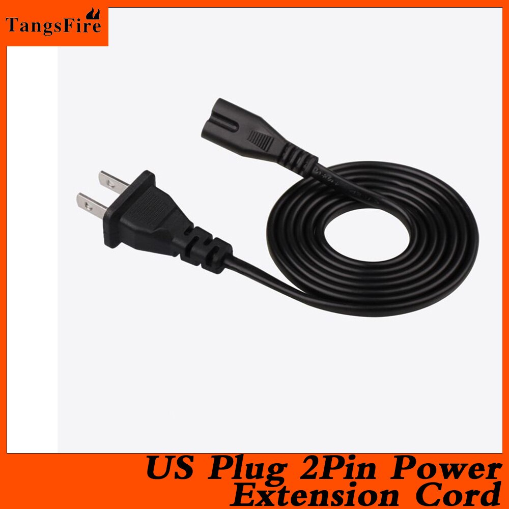 EU/US/UK/AU Plug 2Pin Power Extension Cord 1.2m 250V 2.5A Electric Cord For Samsung Power Supply Laptop Printer Speaker XBOX PS4