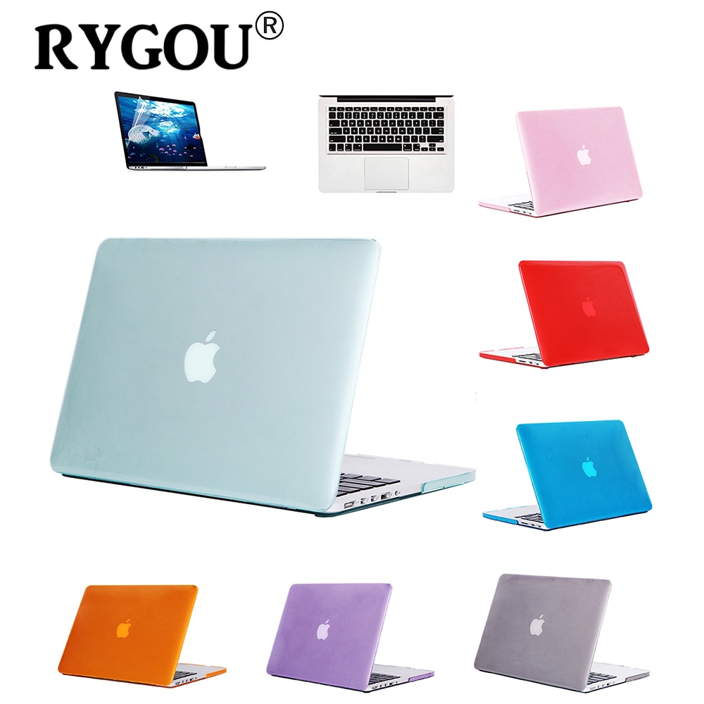 For Old Macbook Pro 13 with Retina Case, Crystal Clear Hard Case & Silicone Keyboard Cover Screen Protector for A1425 A1502