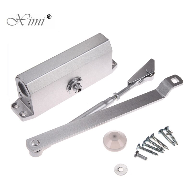 Automatic Door Closers Security System Adjustable Closing/Latching Speed Aluminium For Left And Right Hand Doors 45-60 Kg