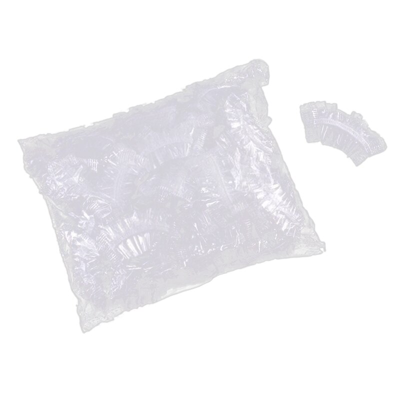 Waterdicht Oor Covers Caps Oor Protectors Voor Haarverf Douche Baden Salon Clear Wegwerp Oorbeschermers 100Pcs