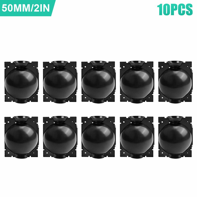 10 Stuks Plant Wroeten Hoge Druk Voortplanting Bal Graft Box Grow 5Cm Professionele Planten Wortel Groeiende Dozen Gereedschap: black
