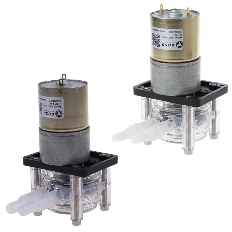 Pompe péristaltique DC 12/24V pompe doseuse à grand débit laboratoire d'aquarium sous vide analytique B85C