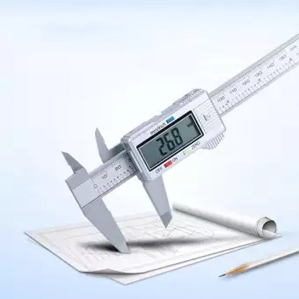 Electronic Digital Display Vernier Caliper 0-150Mm Plastic Digital Display Caliper Measurement Tool Inner Diameter