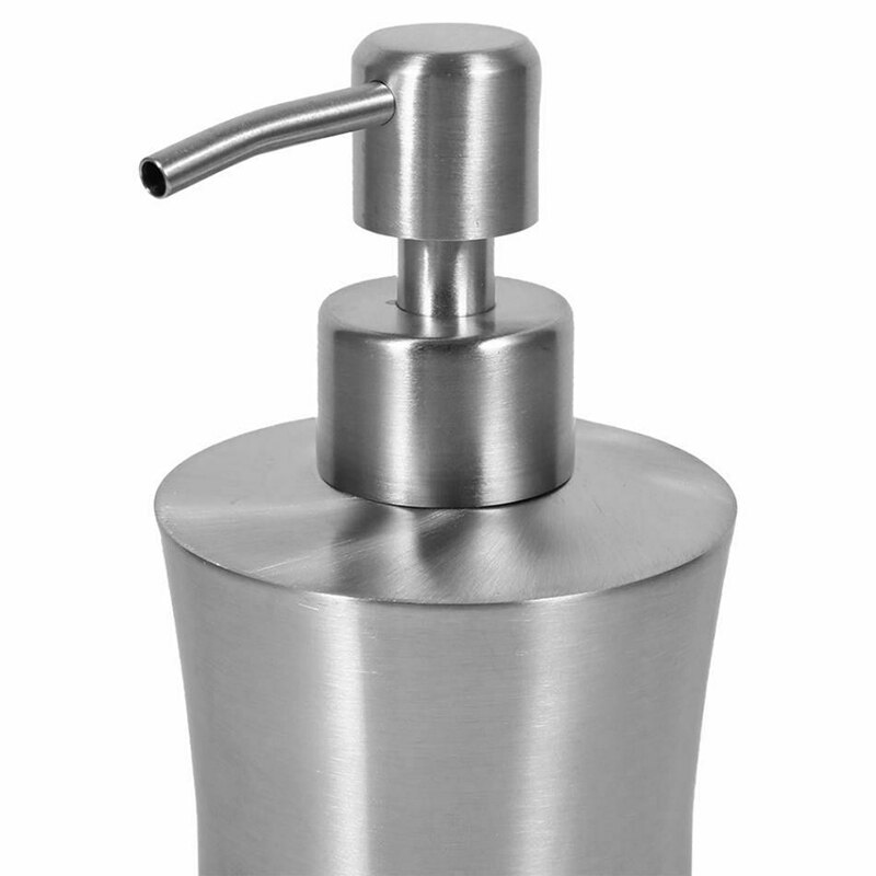 304 Stainless Steel Liquid Soap Dispenser Bottle Bathroom Shower Pumper Lotion Soap Dispenser QJS Shop