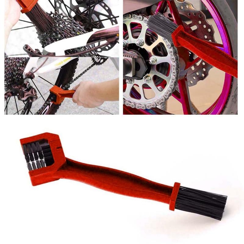 Chain Cleaner Scrubber Brush Mountain Bike Wash Tool Set Cycling Cleaning Kit Bicycle Repair Tool Bicycle Motorcycle Accessories