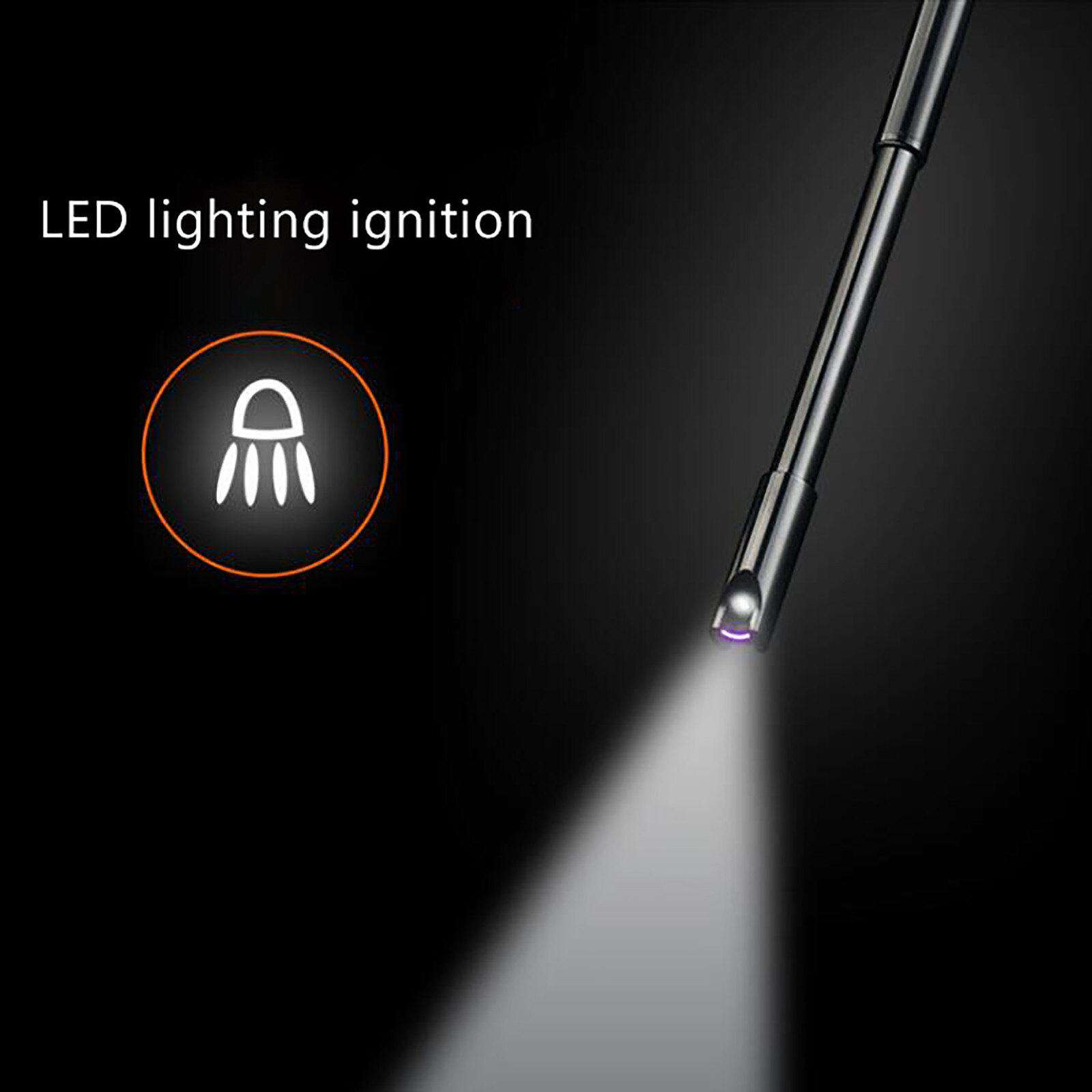 40 # Bbq Led Usb Opladen Lichter Oplaadbare Keuken Gasfornuis Kaars Aanstekers Slang Fakkel Elektrische Plasma Arc Lichter