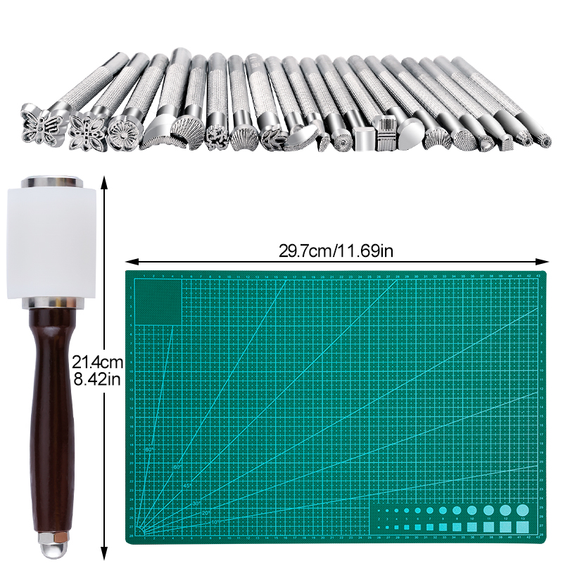 LMDZ Leather Die-steel Chisel Self-Healing Mat Dia... – Vicedeal