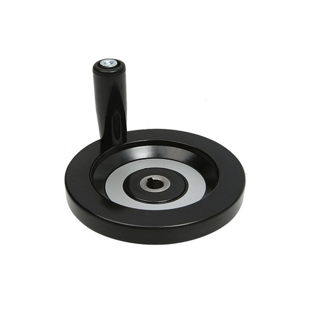 Black Milling Machine Lathe CNC 3D Printer Spoked Hand Wheel bakelite Corrugated handwheel Aperture 8/10/12/14/16/18/20mm