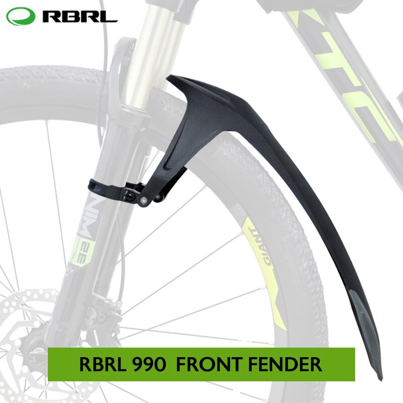 RBRL Bicycle Rear Fenders MTB Bike Wings Quick release Mudguard Adjustable angle Rear Wings Tail Soft TPE 24-29 Inch Universal: Front 1pcs