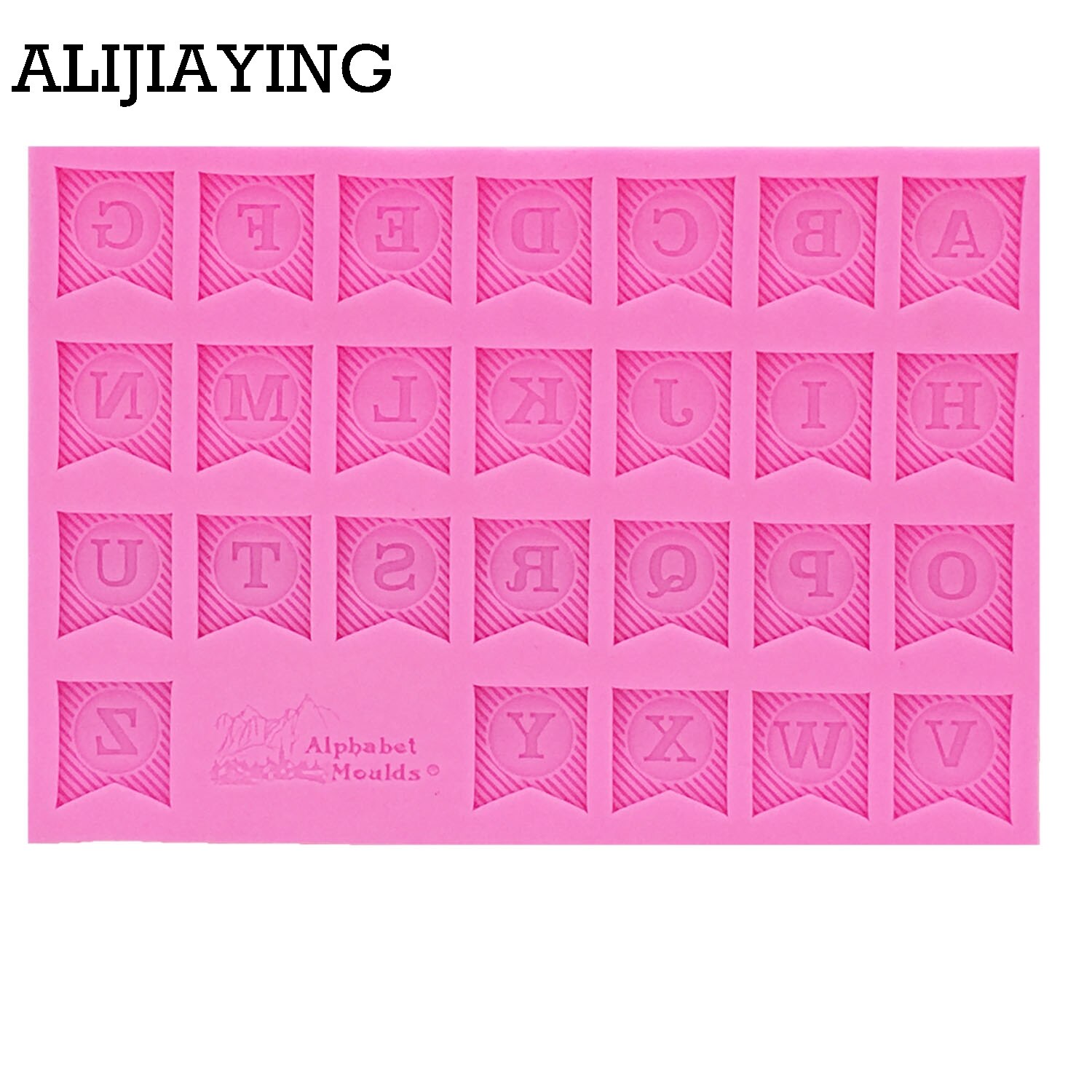 M1177 letters alfabet siliconen taart snoep klei mallen nummer gumpaste chocolade mal fondant taart decoratie gereedschap