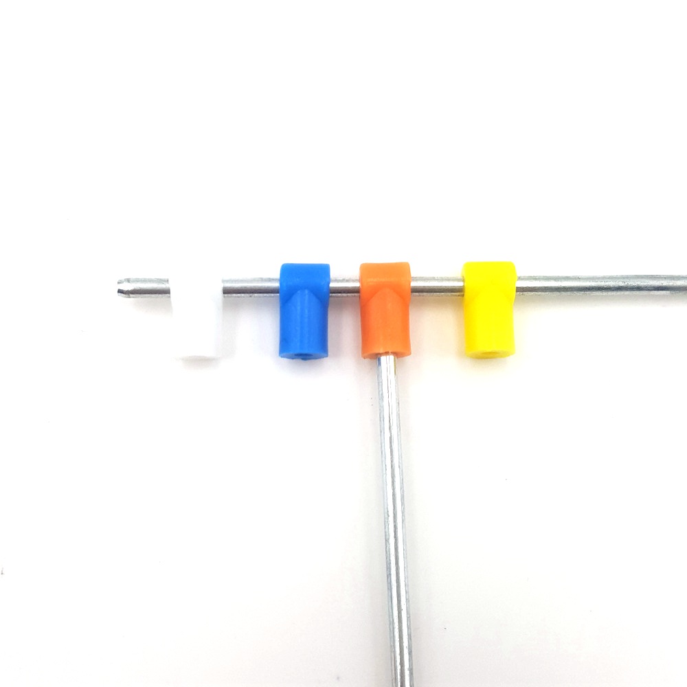 20PC/LOT Multicolor Axle sleeve Tee coupling Axle connection 2MM Shaft Connect for DIY Model toys