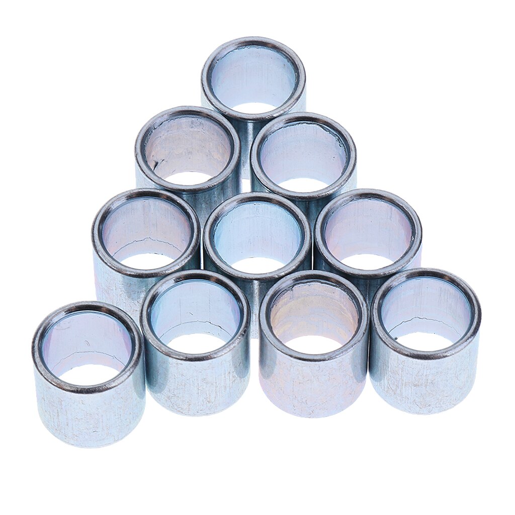 10 stycken robusta rullskridskor inline-rullhjul med distanser innerdiameter 8mm yttre diameter 10mm