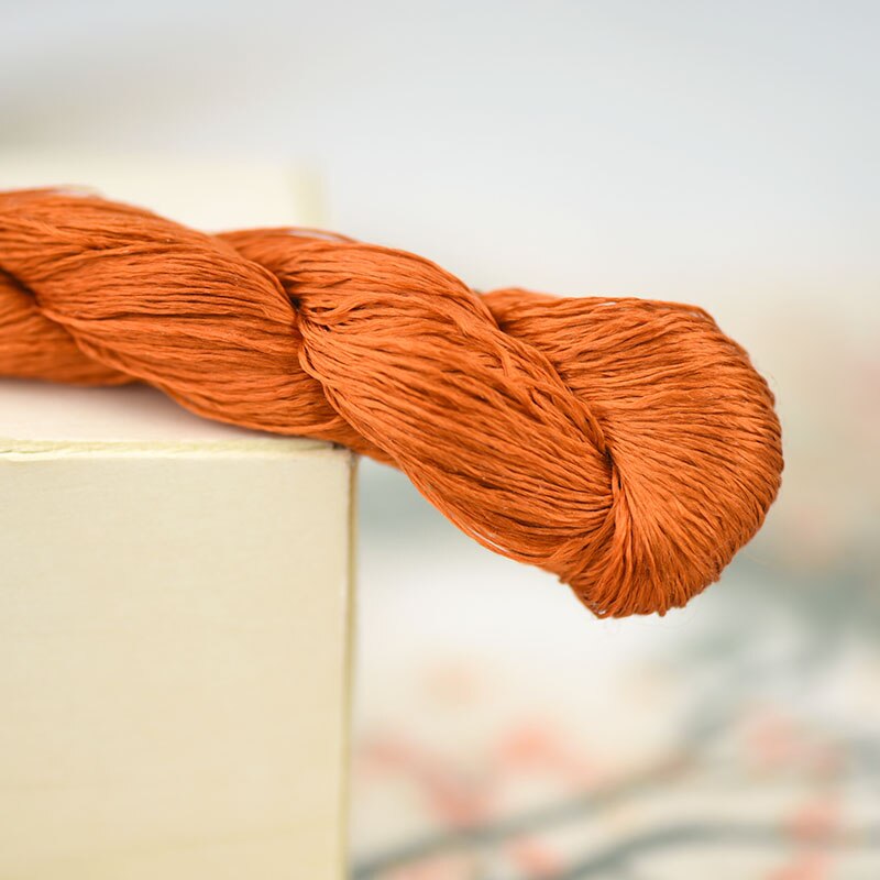 silk embroidery thread / 100% silk thread /hand embroidery embroider cross stitch/Reddish brown/12 gradient colors: 8
