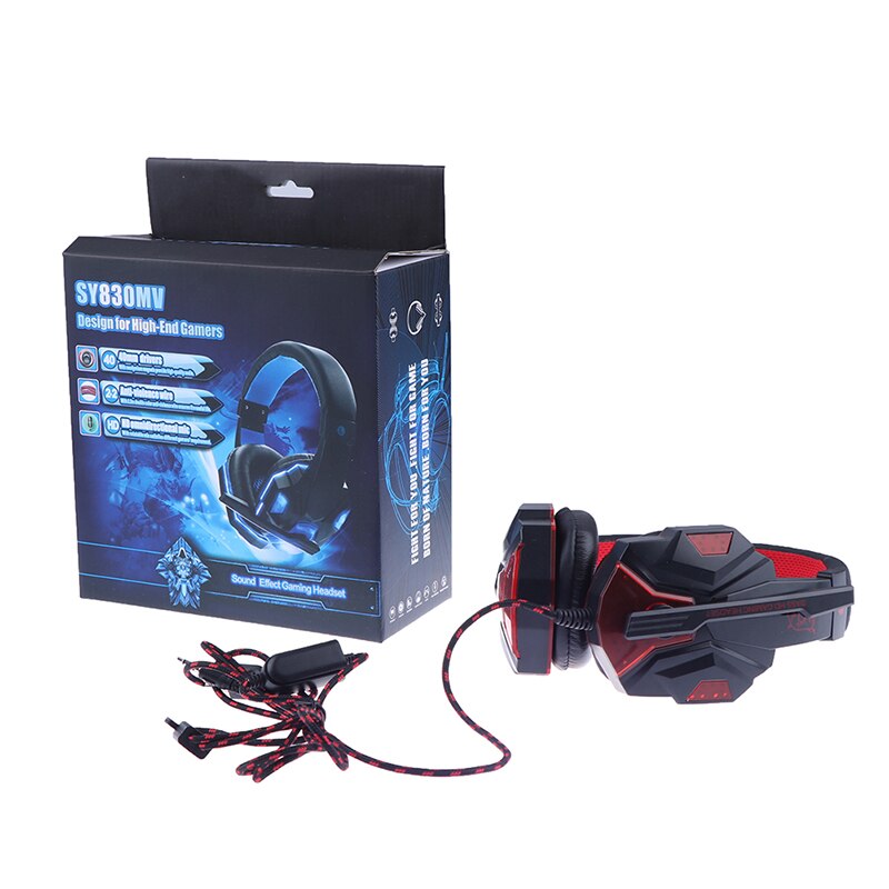 1pcs Gaming Headset Large Headphones Cool Luminous Headphones Game Headset For PC PS4 Headphones Game Headset With Microphone
