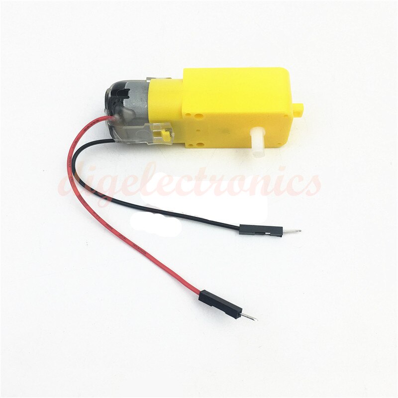 DC 3V-9V Double Shaft DC Gear Motor With DuPont Male Female Line Electric Motor With For Arduino Robot Smart Car Toys DIY Model