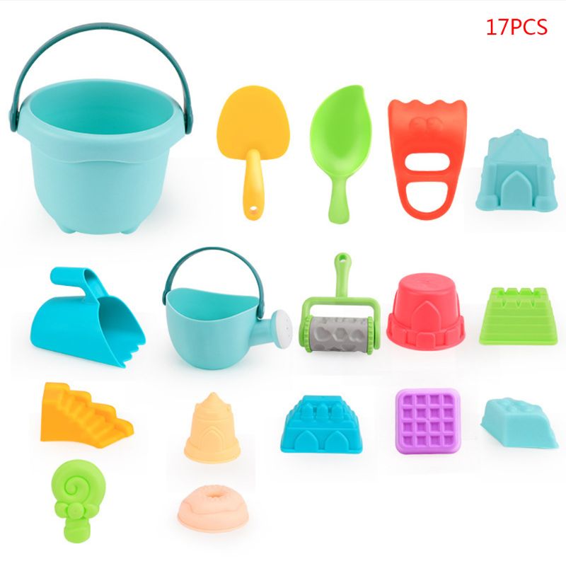 Summer Beach Sand Toys Children Bucket Shovel Tool Set Kids Play Outdoor 23GD