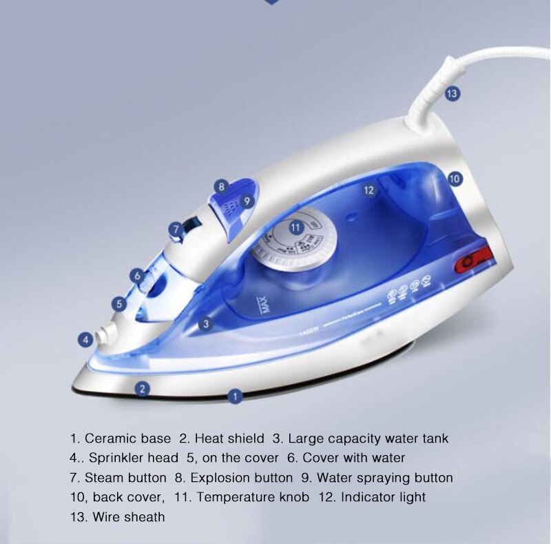 Household electric iron steam steam iron portable handheld mini ironing machine D062