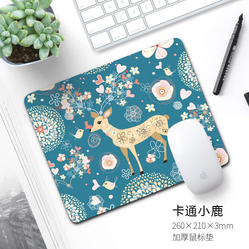 JONSNOW Cute Carton Animal Story Mouse Pad Mat Gamer Gaming Mousepad Keyboard Desk Playmat 26x21x0.3cm