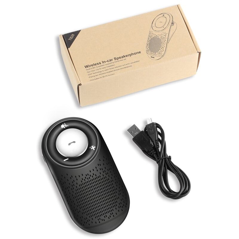 Auto Bluetooth Handsfree Kit Telefoons Audio Ontvanger Oproepen Voice Speaker Auto Aux Home Audio Systeem Apparaten