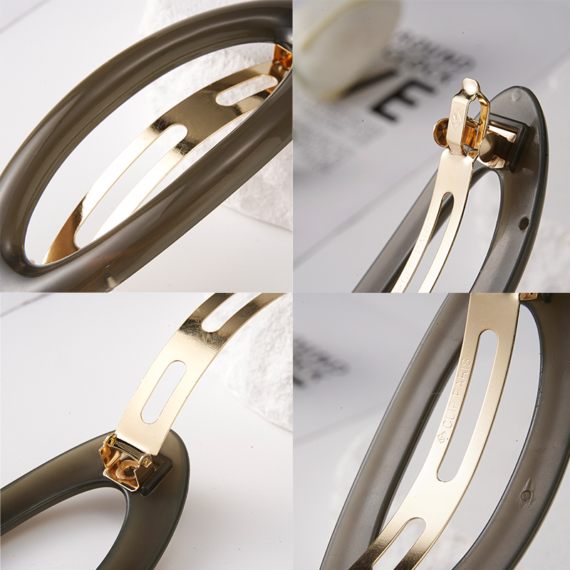 Pinzas en forma de garra para el pelo grandes coreanas para mujer, soporte de cola de caballo de gelatina de Metal, pasadores de horquilla, accesorios para el cabello para chicas a la