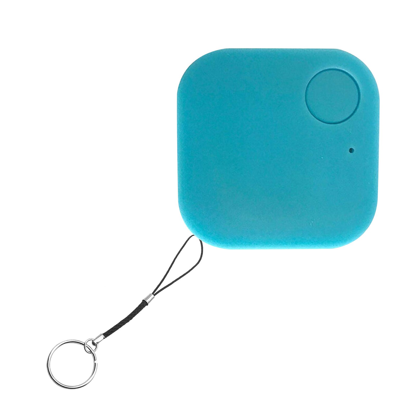 Mini sporingsenhed kat hund kæledyr tracker placering vandtæt anti-tabt smart aktivitet trackers bluetooth nøgle finder gps locator: Blå