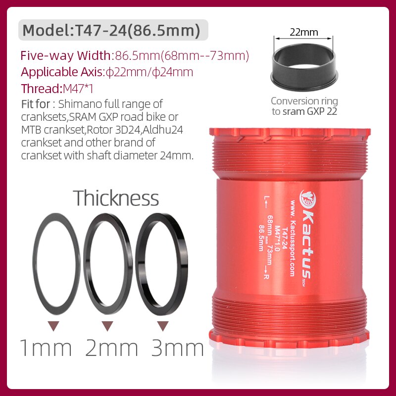 Shell 86 Bottom Brackets for Road and Mountain Bikes Cranks... – Grandado