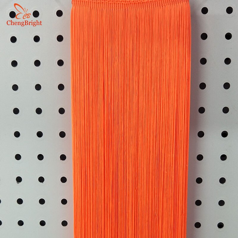 CHENGBRIGHT-adorno de flecos para vestido latino, accesorios de ropa de escenario, artesanía de borlas, 10 yardas, 50cm de ancho