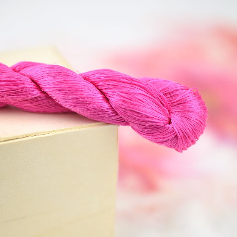 Hilo de seda para bordar, 100% seda, bordado a mano, punto de cruz, serie rosa, 8 colores degradados: 4
