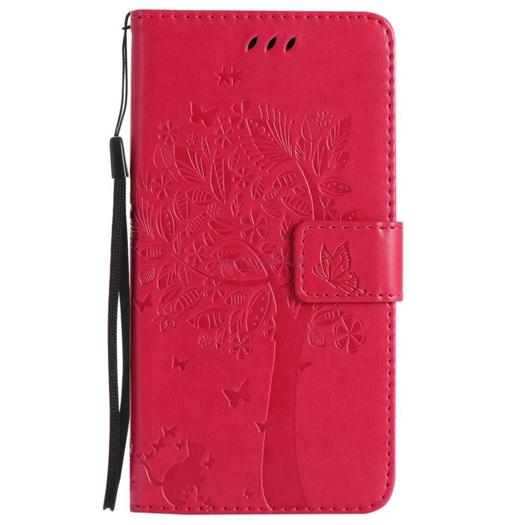 Coque voor lg  k10 k 10 lte lgk 10 k410 flip wallet leren telefoonhoesje voor lgk 430 k420n k430 k430ds k 420n k 430 k 430ds capa: Rozenrood