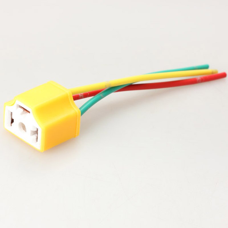 H4 Headlamp Socket Headlight Plug Extension Connector Adapter With Wire M8617 Grandado