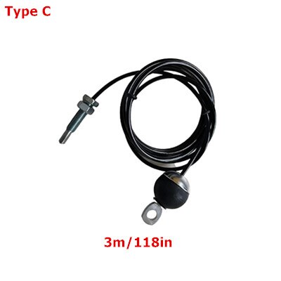 2M-5M Gym Kabel Draht Seil Heavy Duty Stahl Ersatz Teile für Home Gym Fitness Kabel Pulley zubehör Dia 5mm: TypeC-3M