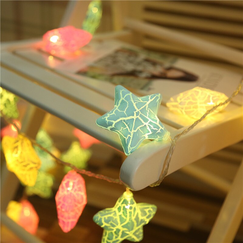 10/20 led-keijutähtimerkkiä, 1.5m led-seppelevaloa 3m joululyhty, ulkopuutarha, hääkoristeet ii