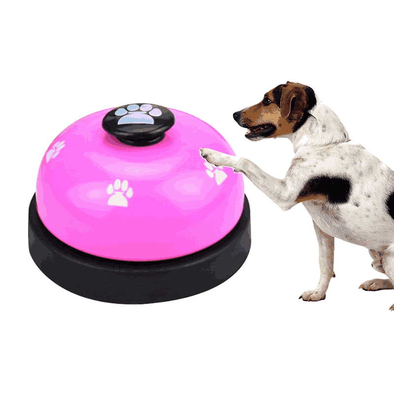 Sonnerie pour animal de compagnie, impression d&#39;empreinte de pas, couleur assortie, amusante, pour chien